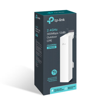 ACCESS POINT TPLINK CPE220 300MBPS 2.4GHZ 12DBI EXTERIOR 1A?O DE G
