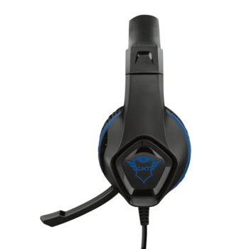 DIADEMA TRUST GAMING GXT404B RANA NEGRO/AZUL 3.5MM 23309 1M DE GARANTIA