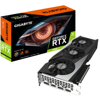 TVIDEO GIGABYTE RTX3060 GAMING OC 12GB 192 BIT GDDR6 GV-N3060GAMING OC-12GD REV. 2.0 11M DE GARANTIA