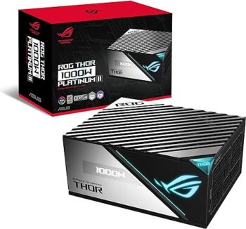 FUENTE ASUS ROG THOR 1000W 80PLUS PLATINUM II MODULAR ROG-THOR-1000P2-GAMING 90YE00L4-BMAA00 1AÑO DE GARANTIA