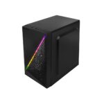 GABINETE ACTECK KIOTO GC460 RGB NEGRO MATX  AC-933070 1M DE GARANTIA(FUENTE)