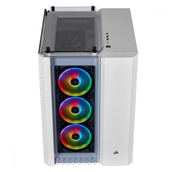 GABINETE CORSAIR CRYSTAL 680X BLANCO RGB EATX MIDTOWER CC-9011169-WW SIN GARANTIA
