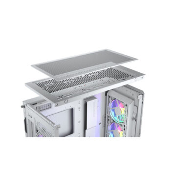 GABINETE COUGAR DUOFACE PRO BLANCO RGB ATX S/FUENTE CRISTAL 385AD10.0002 1M DE GARANTIA
