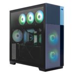 GABINETE INWIN F5 NEGRO MATX S/FUENTE CRISTAL 3VENT AN140 RGB IW-CS-F5BLK-3AN140 11M DE GARANTIA