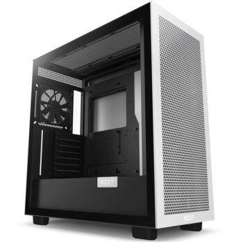 GABINETE NZXT H7 FLOW NEGRO/BLANCO ATX S/FUENTE CRISTAL USB 3.2 TIPOC CM-H71FG-01 1AÑO DE GARANTIA