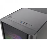 GABINETE THERMALTAKE V150 ARGB MIRCRO ATX 3 VENTILADORES CA-1R1-00S1WN-02 11M DE GARANTIA