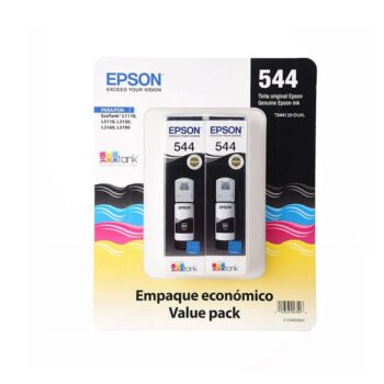 KIT TINTA EPSON T544 2PZAS NEGRO 65ML /L1110/LL1210/L3110/L3150/L3160 T544120-2P SIN GARANTIA