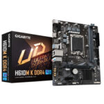 MB GIGABYTE H610M K DDR4 INTEL 1700 DDR4 64GB HDMI M-ATX H610M K DDR4 REV 1.0 11M DE GARANTIA