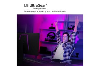 MONITOR LG 27" CURVO QHD FREESYNC 180HZ 1MS HDMI DP 27GS60QC-B GARANTIA CON FABRICANTE