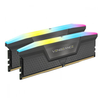 RAM CORSAIR DDR5 VENGEANCE 2X32 64GB 5200 GRIS RGB CMH64GX5M2B5200Z40K 1AÑO DE GARANTIA