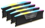 RAM CORSAIR DDR5 VENGEANCE 4X32 128GB 5600 NEGRO RGB CMH128GX5M4B5600C40 1AÑO DE GARANTIA
