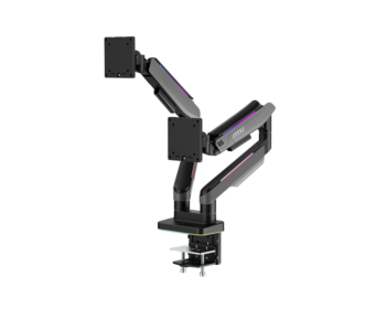 SOPORTE PARA MONITOR MSI 2MONITORES RGB VESA 20KG HASTA 35PULGADAS MPG MT201DR 06M DE GARANTIA