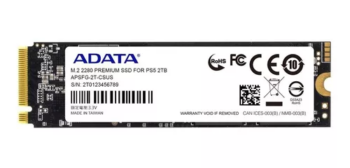 SSD ADATA PREMIUM 1TB M.2 PCIEX PC/PS5 7400MB/5500MB PS5/6400MB/s APSFG-1T-CSUS 11M DE GARANTIA