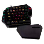 TECLADO GAMER BALAM RUSH DOMINATE KG540 MECANICO AZUL USB RGB ONE HAND BR-932721 6M DE GARANTIA