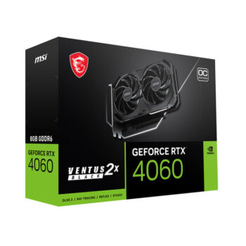 TVIDEO MSI RTX4060 VENTUS 2X 8GB OC 128 BITS GDDR6 RTX 4060 VENTUS 2X BLACK 8G OC