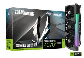 TVIDEO ZOTAC RTX4070 TI SUPER AMP HOLO 16GB HDMI DP RGB